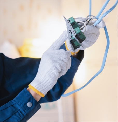 配線整理・ブレーカー交換